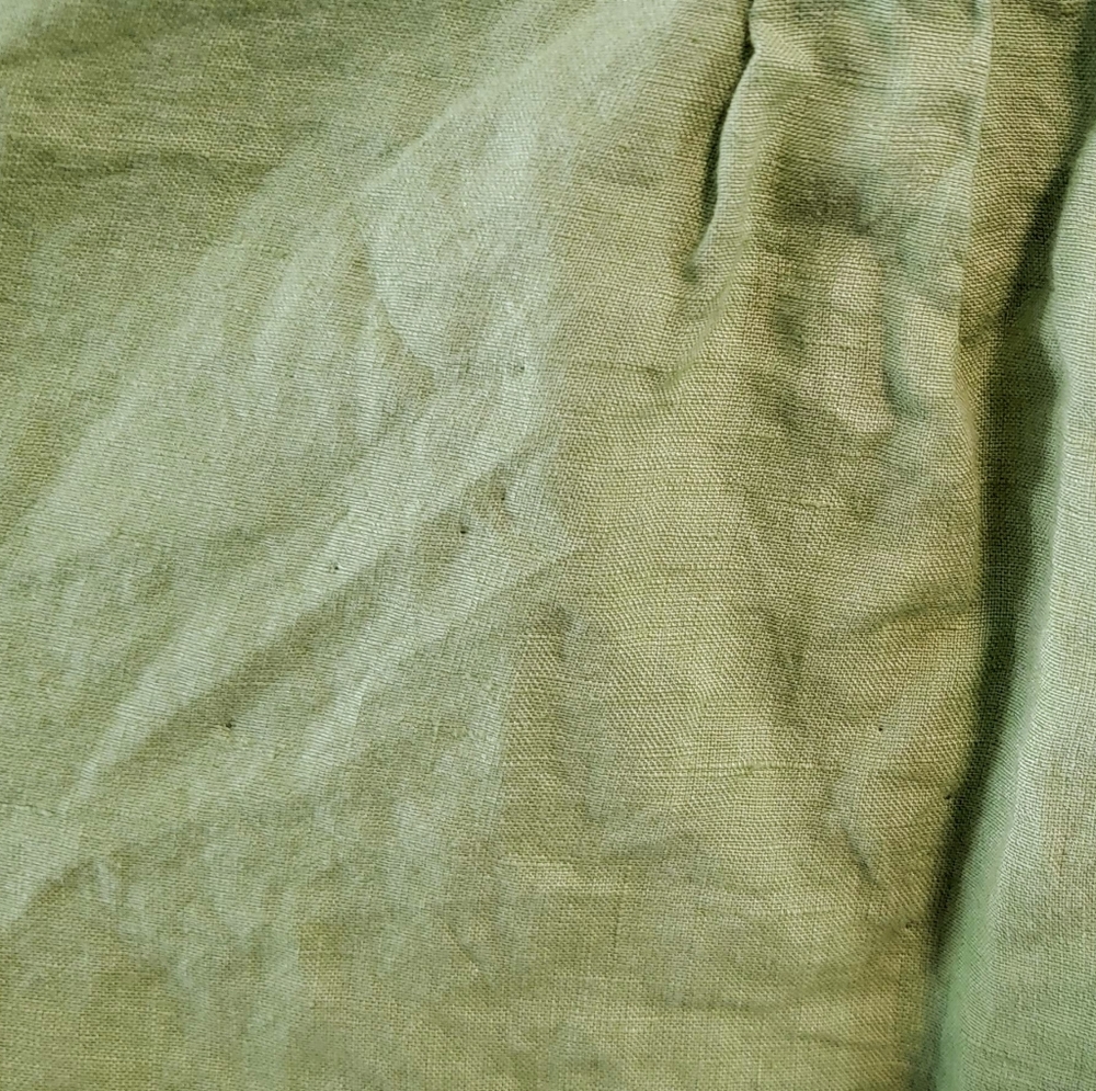 M Eileen Fisher Irish Linen Boxy Oversized Button Tunic Cottage Goblin Boho L XL - Picture 4 of 6